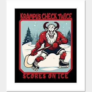 Krampus ice hockey Posters and Art